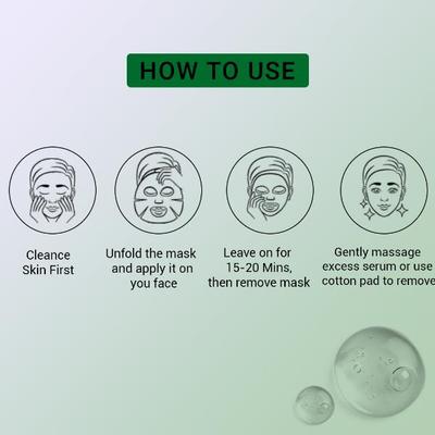 Mancode 1% Salicylic Acid Facial Sheet Mask for All Skin Types 25 ml - Face Mask