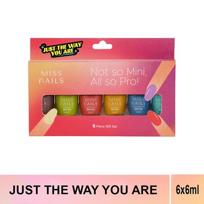 Miss Nails Mini Pro Just The Way You Are 6ml each 6's - Nail Polish