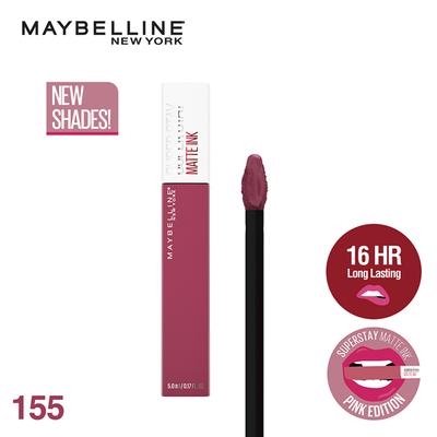 Maybelline New York Super Stay Matte Ink Liquid Lipstick x Pinks Edition, 155 Pathfinder 5 ml - Lipsticks