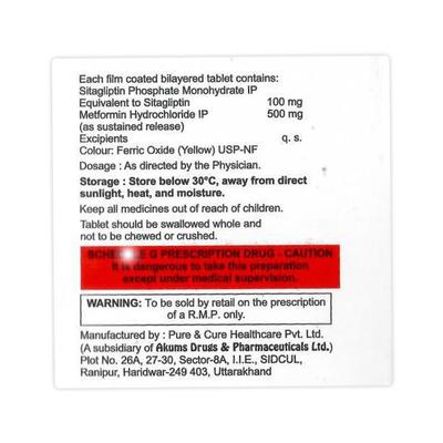SITAHENZ M OD LS Tablet 10's - Diabetes-Ant