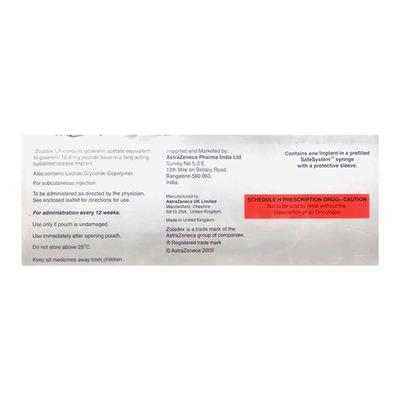 Zoladex LA 10.8mg Injection 1's - Hormonal Therapy-Tro