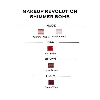 Revolution Shimmer Bomb Sparkle Pink 4.5 ml - Lip Glosses