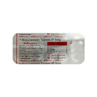 PLEOROSE 5mg Tablet 10's - High Cholesterol-Dys