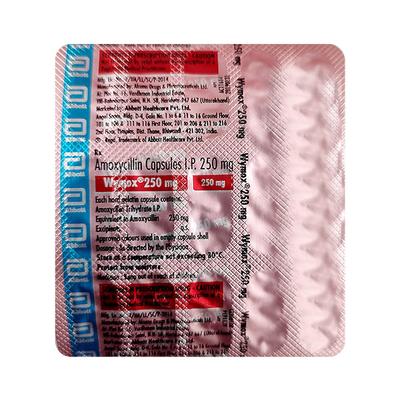 Wymox 250mg Capsule 15'S - Bacterial Infections-Pen
