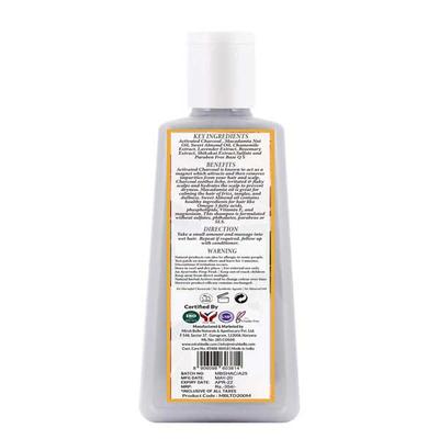 Mirah Belle Natural Organic Activated Charcoal Shampoo 200 ml - Shampoos