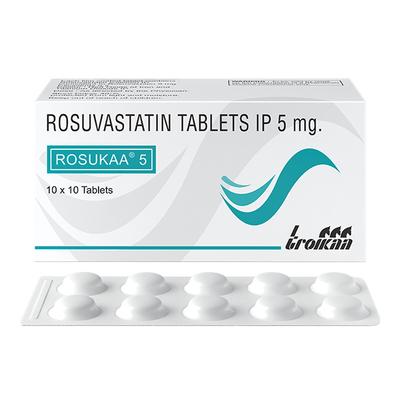 Rosukaa 5mg Tablet 10'S - High Cholesterol-Dys