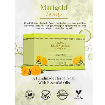 Nutriment, Khadi Nutriment Marigold Soap 125 gm - Soaps
