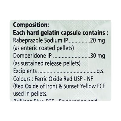 RAB D Capsule 10'S - Ulcer/Reflux/Flatulence-Aaa