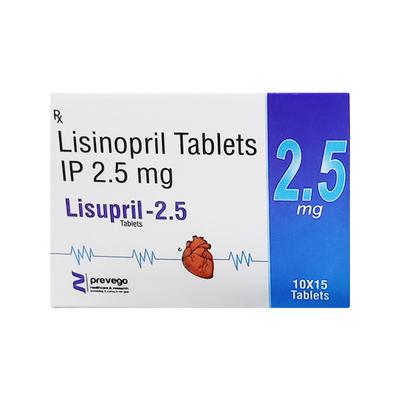 LISUPRIL 2.5 Tablet 15's - Hypertension-ACE