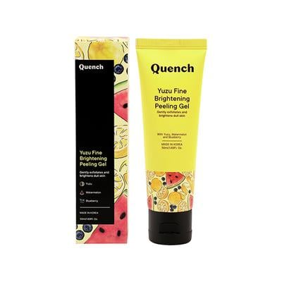 Quench Botanics Vitamin C Peeling Gel with Yuzu & Orange Peel To Brighten Dull Skin 50 ml - Masks & Peels