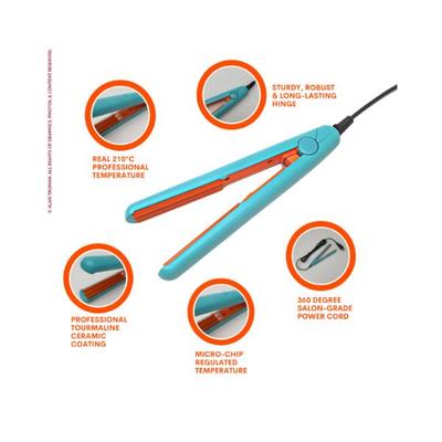 Alan Truman Krimp It Baby Mini Crimper - Orange & Green 1's - Rollers & Curlers