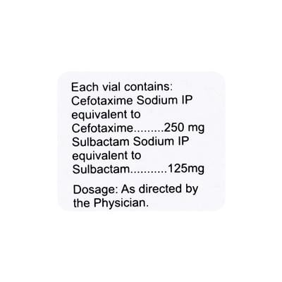 Taximax 375mg Injection 1's - Bacterial Infections-Cep