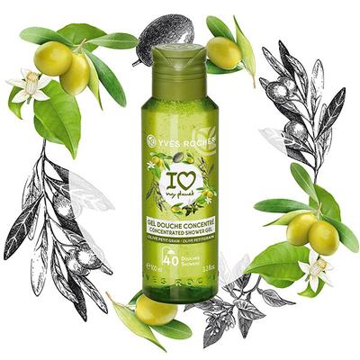 Yves Rocher Concentrated Shower Gel Olive Petitgrain 100 ml - Shower Gels & Body Wash