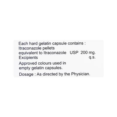 ITRAFUNG 200 Capsule 10's - Fungal Infections-Anf