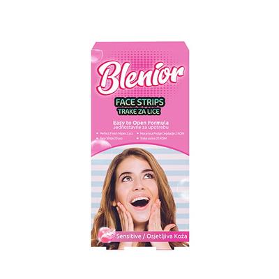 Blenior Face Strips 20 Pcs Sensitive 1's - Hair Removal Accessories