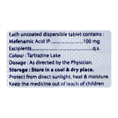 MEFZEST DT 100 Dispersible Tablet 10's - Muscle Spasm-Ant