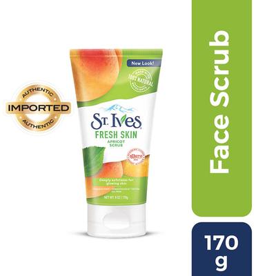 St. Ives Fresh Skin Apricot Face Scrub 170 gm - Scrubs & Exfoliants