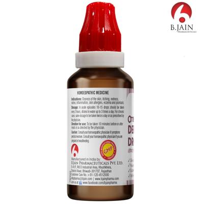 Bjain Omeo Dermatiis Drops 30 ml - Homeopathic Drops