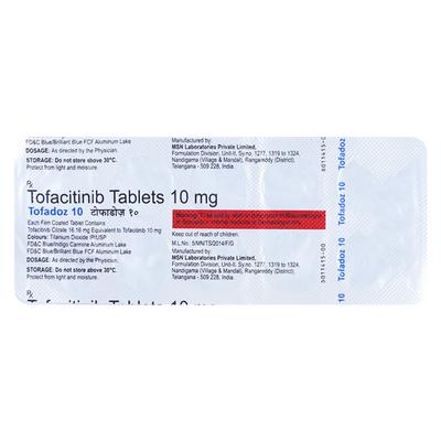 TOFADOZ 10 Tablet 10's - Arthritis-Dis