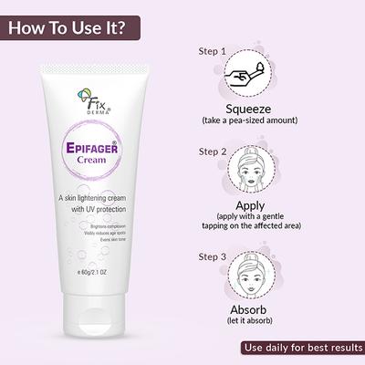 Fixderma Epifager Skin Lightening Face Cream 60 gm - Night Cream