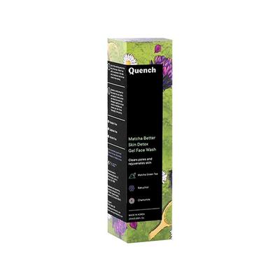 Quench Botanics Matcha Green Tea Face Wash Detoxifies and Purifies Skin for Oil & Acne Control 25 ml - Scrubs & Exfoliants