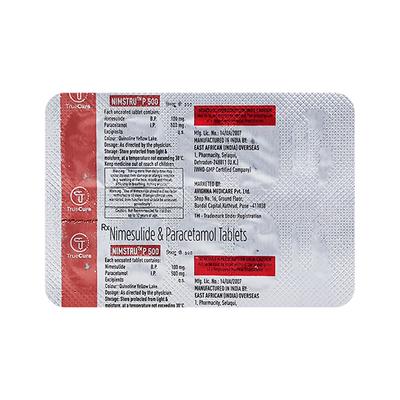 NIMSTRU P 500 Tablet 10's - Pain relief-Nsa