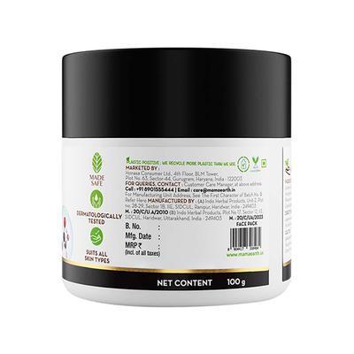 Mamaearth Charcoal Face Pack with Activated Charcoal and Glycolic Acid 100 gm - Face Packs