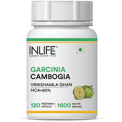 INLIFE Garcinia Cambogia 1600 mg Vegetarian Capsules 120's - Weight Loss