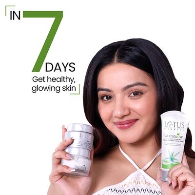Lotus Herbals Whiteglow Day And Night Pack with Face Wash Day Cream Night Cream Facewash 220 g - Face Creams