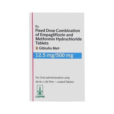 Gibtulio Met 12.5/500mg Tablet 10'S - Diabetes-Ant