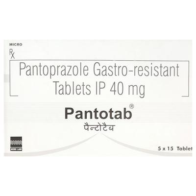 PANTOTAB 40 Tablet 15's - Ulcer/Reflux/Flatulence-Aaa