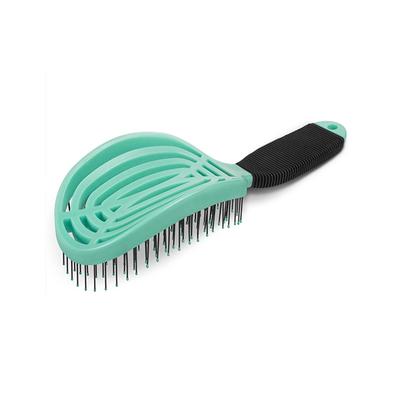 NuWay 4HAIR U.S. Patented Detangler Hair Brush for Men & Women - Mint Green - Detangling DoubleC 1s 1's - Hair Brushes