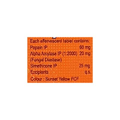 GAS O Fast Plus Sugar Free Orange Flavour Tablet 2'S - Digestion-Dig