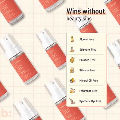 Biocule Oil Clear Foaming Face Wash For Acne, Pimple & Oil Control, With Salicylic Acid (Bha) 100 ml - Face Wash & Cleansers