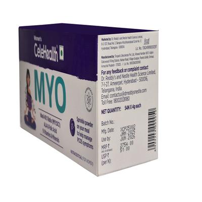 Women's Celehealth Myo Powder (Pack of 4 g x 54's) - Women Health