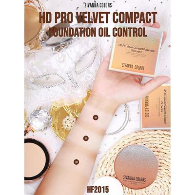 Sivanna Colors HD Pro Velvet Compact Foundation Oil Control - HF2015 02 7.0 gm - Compact Powder