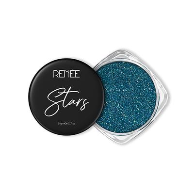 Renee Stars Face and Body Glitter - Blue 5 gm - Eye Shadow Palettes