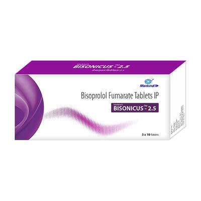 BISONICUS 2.5 Tablet 10's - Hypertension-Bet