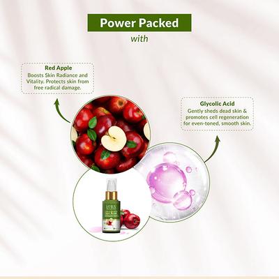 Lotus Botanicals GlycoBoost Radiant Skin Super Serum with Red Apple & Glycolic Acid 30 ml - Face Serum