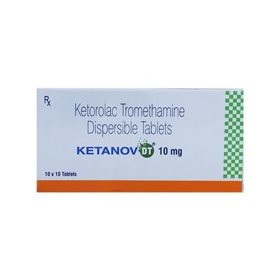 KETANOV DT 10mg Tablet 10's - Pain relief-Nsa