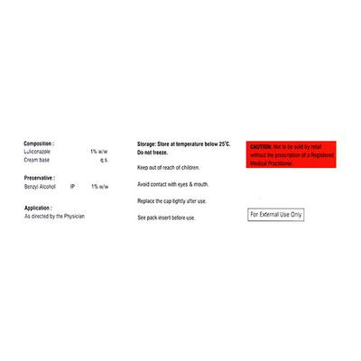 Luliclinz Xl Cream 50gm - Fungal Infections-Taa