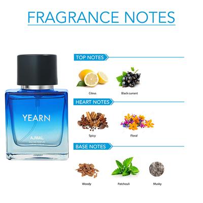 Ajmal YEARN Eau De Parfum Oriental Perfume Long Lasting Scent Spray Office Wear Gift For Unisex 50 ml - Perfumes (Edt/Edp)