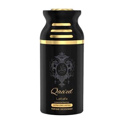 Lattafa Qaaed concentrated extra Long Lasting Perfumed Deodorant Spray 250 ml - Deodorants/Roll-Ons