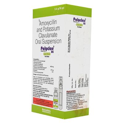 Polyclav DS Dry Syrup 30ml - Bacterial Infections-Pen