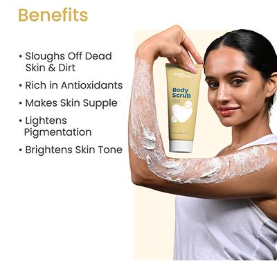 Earth Rhythm Coffee and Rice Milk Body Scrub 200 gm - Scrubs & Exfoliants