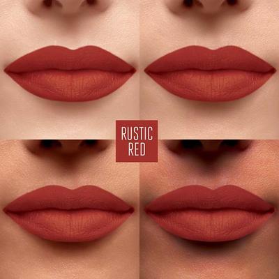 Lakme 9to5 P+M Liquid Lip Color MR5 Rustic Red 4.2 ml - Liquid Lipsticks