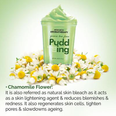 Keya Seth Aromatherapy Green Tea Face Pudding Brightening Sleep Mask 100 gm - Face Packs