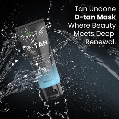 OxyGlow Herbals D-TAN Mask 50 g - Masks & Peels