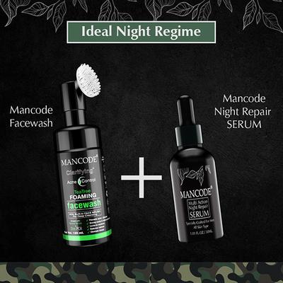 Mancode Multi Action Night Repair Serum 30 ml - Face Serum