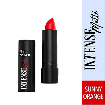 Blue Heaven Intense Matte Lipstick, Sunnyorange304 4 gm - Lipsticks